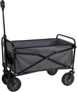 YUNICS® Bolderkar Opvouwbaar - Bolderwagen Met Stevig Harmonicaframe - Draaibare Wielen - 70KG Draagkracht - Groen