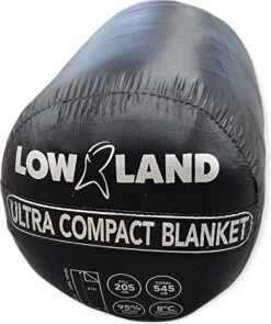 LOWLAND OUTDOOR® Ultra Compact Blanket - Donzen Slaapzak - Gewicht 495g - 210x80 Cm - Comfort Temperatuur +8°C -Campingwinkel 1005x1200 2