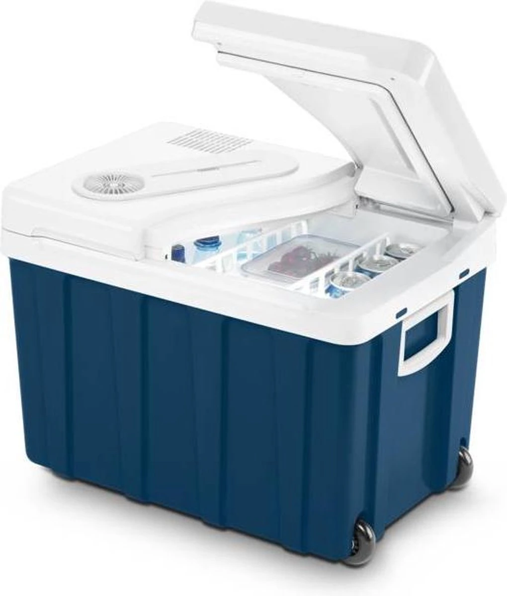 Mobicool MQ40W Thermo-elektrische Koelbox - 39 Liter - 12V / 230V - Blauw 1 Mobicool MQ40W Thermo-elektrische Koelbox - 39 Liter - 12V / 230V - Blauw