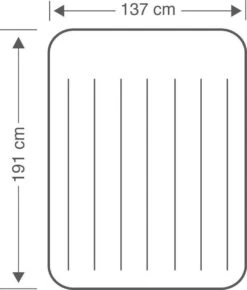 Intex Pillow Rest Classic Full Luchtbed - 2-persoons - 191x137x23 Cm -Campingwinkel 1023x1200