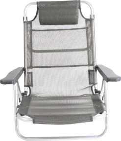 Bo-Camp Beach Chair - Monaco - Aluminium - Grijs 21 Bo-Camp Beach Chair - Monaco - Aluminium - Grijs -Campingwinkel 1026x1200