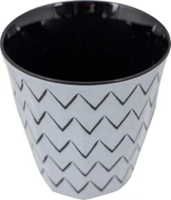 Bo-Camp Servies - Mix & Match - 16 Delig - Zwart/Wit -Campingwinkel 1027x1200 2