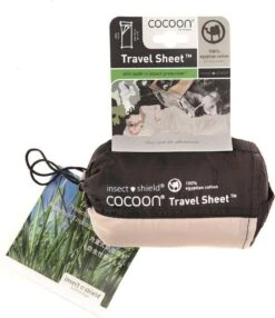 Cocoon TravelSheet - Lakenzak - Egyptisch Katoen - Beige -Campingwinkel 1038x1200