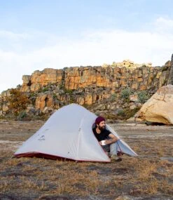 Cloud Up 3 Upgraded - Naturehike® - Tent 3 Persoons - Lichtgewicht Tent - Incl. Grondzeil - 20D 4000MM - Outdoor Kampeertent - Waterdicht - Hiking & Wandelen -Campingwinkel 1040x1200 1