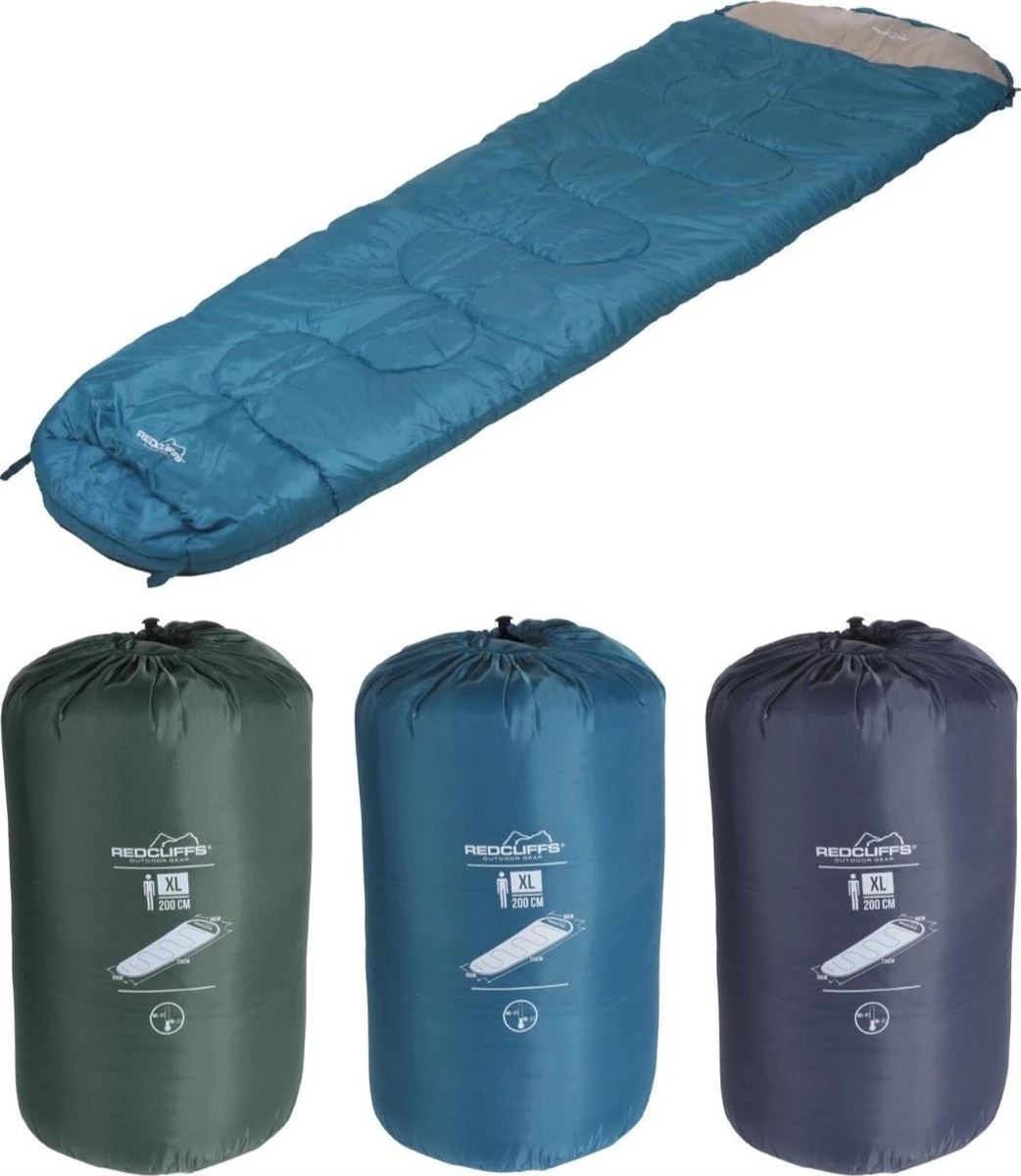 Redcliffs Mummie Slaapzak Blauw - 230 X 80 X 50 Cm - Mummieslaapzak Blauw - Mummie Slaapzakken- Sleeping Bag Blue 1 Redcliffs Mummie Slaapzak Blauw - 230 X 80 X 50 Cm - Mummieslaapzak Blauw - Mummie Slaapzakken- Sleeping Bag Blue