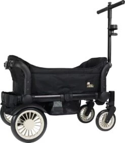 Deryan Luxe Sandy Bolderkar - Duo Buggy - Tandem Buggy - Opvouwbaar - Inklapbare Bolderwagen - Duo Kinderwagen - Zwart -Campingwinkel 1048x1200 1