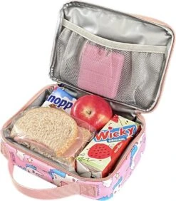 Brisby 4 Laags Geïsoleerde Koeltas - Lunchtas 1.5 Liter - Roze Eenhoorn -Campingwinkel 1052x1200