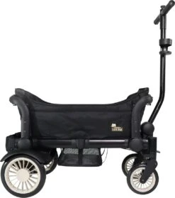 Deryan Luxe Sandy Bolderkar - Duo Buggy - Tandem Buggy - Opvouwbaar - Inklapbare Bolderwagen - Duo Kinderwagen - Zwart -Campingwinkel 1061x1200 3