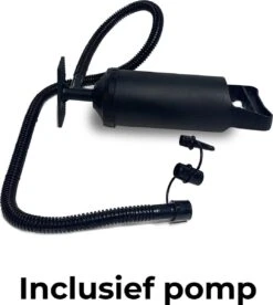 Deryan Luxe Twin Luchtbed - Tweepersoons Luchtbed Inclusief Pomp - 200 Cm X 130 X 13 Cm -Campingwinkel 1074x1200