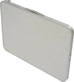 Alu Campingtafel 70x55cm - Inklapbbar Kampeertafel - Picknicktafel Licht Vouwtafel Klaptafel Grijs -Campingwinkel 1076x1200