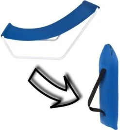In Round Strandstoel Met Opbergtas – Opvouwbaar / Inklapbaar – Blauw – Campingstoel – Vouwstoel – Visstoel – Strand Stoel / Stoelen – Lichtgewicht Kampeerstoel – Beach Chair – Voor Volwassenen – Outdoor – Camping -Campingwinkel 1101x1200