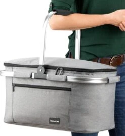 Bomoe Koeltas Picknickmand Opvouwbaar IceBreezer K47 - 47x27x26 Cm - 32 Liter- Perfect Voor Barbecues Of Boodschappen -Campingwinkel 1101x1200 4