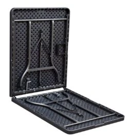 ERRO Vouwtafel - Wickerlook - 180x74cm - Zwart -Campingwinkel 1102x1200 2