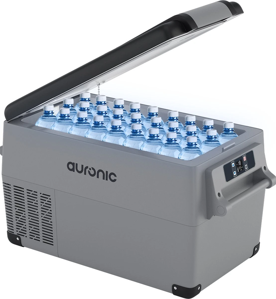 Auronic Elektrische Koelbox - 30.4L - Compressor - 12V En 240V - Grijs 1 Auronic Elektrische Koelbox - 30.4L - Compressor - 12V En 240V - Grijs