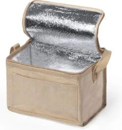 Merkloos Koeltas - Lunchtas - Koeltasje Lunch - Koelelementen - Isolatie - Volwassenen - Dames - Heren - Gerecycled - Papier - Aluminium -Campingwinkel 1123x1200