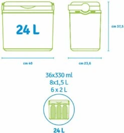 Norlander Koelbox Deluxe - 24 Liter - 40 X 23,6 X 37,5cm - Zwart 7 Norlander Koelbox Deluxe - 24 Liter - 40 X 23,6 X 37,5cm - Zwart -Campingwinkel 1124x1200 2