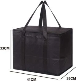 Merkloos 2 Stuks Geïsoleerde Koeltas Met Bodemplaat - Zwart -Campingwinkel 1129x1200 3