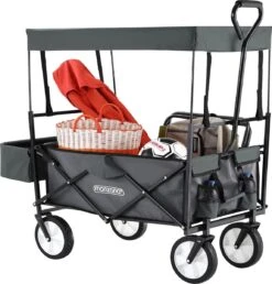 Monzana Bolderkar Opvouwbaar - 100 Liter - Met Afneembaar Dak Grijs -Campingwinkel 1148x1200 10