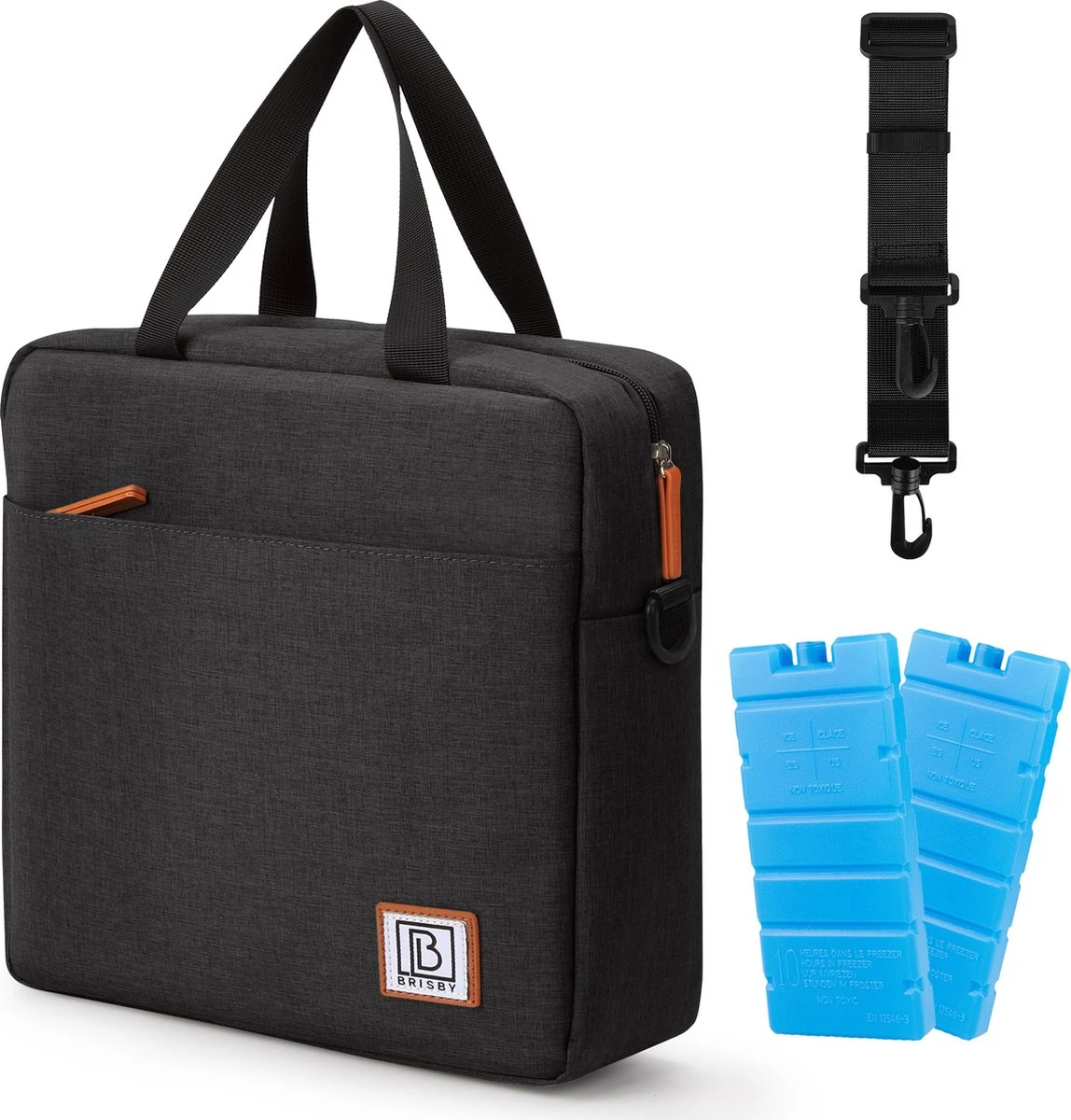 Brisby 4 Laags Geïsoleerde Koeltas - Lunchtas 7 Liter - Zwart 1 Brisby 4 Laags Geïsoleerde Koeltas - Lunchtas 7 Liter - Zwart