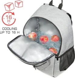 Bomoe Koeltas Rugzak IceBreezer KR45 Koelrugzak Grijs 45x19x33 Cm - 25 Liter -Campingwinkel 1153x1200 7