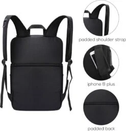 Koeltas Rugzak (28L) - Geschikt Voor 16 Blikjes - Lunchtas Voor Dames En Heren - Zwart 13 Koeltas Rugzak (28L) - Geschikt Voor 16 Blikjes - Lunchtas Voor Dames En Heren - Zwart -Campingwinkel 1159x1200 5