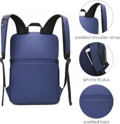 Koeltas Rugzak (28L) - 16 Blikjes - Lunchtas Voor Dames En Heren - Picknicktas - Blauw 11 Koeltas Rugzak (28L) - 16 Blikjes - Lunchtas Voor Dames En Heren - Picknicktas - Blauw -Campingwinkel 1159x1200 6
