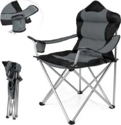 Sens Design Campingstoel - Kampeerstoel - Opvouwbaar - Grijs -Campingwinkel 1160x1200 2