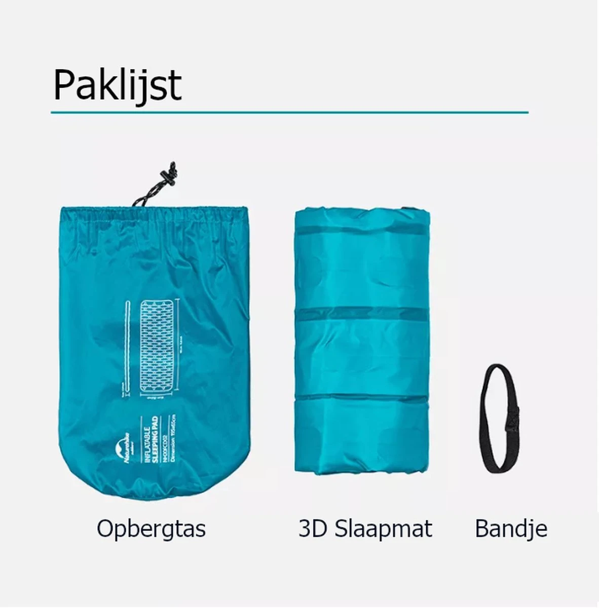 Naturehike® 3D Luchtmatras Premium - Comfortabel R-waarde 2.0 - Extra Dikke Slaapmat - Luchtbed Kamperen - Opblaasbaar Matras - Lichtgewicht - Outdoor - Camping 8 Naturehike® 3D Luchtmatras Premium - Comfortabel R-waarde 2.0 - Extra Dikke Slaapmat - Luchtbed Kamperen - Opblaasbaar Matras - Lichtgewicht - Outdoor - Camping - Afbeelding 8