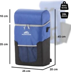 Dutch Mountains Koeltas Rugzak | Cooler Backpack 20 Liter | Picknicktas | Lunchtas | Koelrugzak | Strandtas | Blauw 11 Dutch Mountains Koeltas Rugzak | Cooler Backpack 20 Liter | Picknicktas | Lunchtas | Koelrugzak | Strandtas | Blauw -Campingwinkel 1184x1200 6