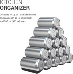Kwmobile 1x Opvouwbare Houder Voor Flessen En Blikjes - Voor Koelkast En Voorraadkast - Siliconen Flessenhouder In Zwart - 31 X 9,5 X 1 Cm 12 Kwmobile 1x Opvouwbare Houder Voor Flessen En Blikjes - Voor Koelkast En Voorraadkast - Siliconen Flessenhouder In Zwart - 31 X 9,5 X 1 Cm -Campingwinkel 1184x1200 9