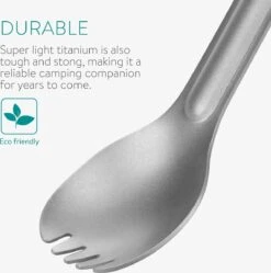 Navaris 2x Spork Met Extra Lange Handgreep - Set Van 2 - Campingbestek Van Titanium - Bestek Voor Onderweg - Lichtgewicht - Inclusief Bewaarzakje 8 Navaris 2x Spork Met Extra Lange Handgreep - Set Van 2 - Campingbestek Van Titanium - Bestek Voor Onderweg - Lichtgewicht - Inclusief Bewaarzakje -Campingwinkel 1188x1200 14