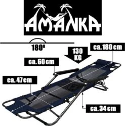 Ligstoel 180x60cm - Opvouwbaar Campingstoel Ligbed Strandstoel Tuinstoel Vouwligstoel Blauw 24 Ligstoel 180x60cm - Opvouwbaar Campingstoel Ligbed Strandstoel Tuinstoel Vouwligstoel Blauw -Campingwinkel 1190x1200 1