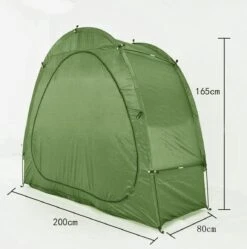 Merkloos Fietstent, Beschermhoes Fietsenschuur, Tent Voor Camping In De Open Lucht-groen 200*80*165CM -Campingwinkel 1191x1200