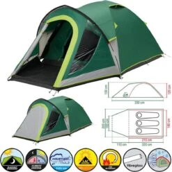 Coleman Kobuk Valley 3 Plus Koepeltent - Verduisterend - 3-Persoons -Campingwinkel 1193x1200 2