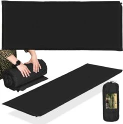 Springos Slaapmat | Zelfopblazend | 180 Cm | Inclusief Hoes | Zwart -Campingwinkel 1193x1200 3