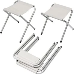 Inklapbare, In Hoogte Verstelbare Campingtafel 120x60x70cm Incl. 4 Inklapbare Krukken Campingtafel S -Campingwinkel 1194x1200 1