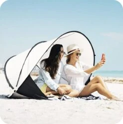 Deryan Luxe Pop Up Strandtent XXL - Anti-UV 50+ - Cream -Campingwinkel 1196x1200 6