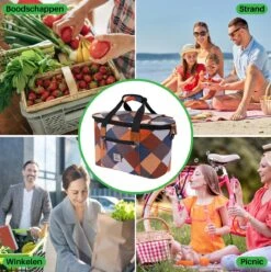 Brisby 4 Laags Geïsoleerde Koeltas - Boodschappentas 21 Liter - Block -Campingwinkel 1197x1200 34