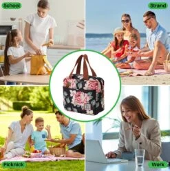 Brisby 4 Laags Geïsoleerde Koeltas - Lunchtas 4 Liter - Bloemetjes -Campingwinkel 1197x1200 38