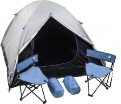 MaxxSport Camping Set - 2 Persoons - Tent + Slaapzakken + Campingstoelen - 200x190x120cm -Campingwinkel 1200x1032 7
