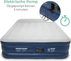LifeGoods Luchtbed - 2 Persoons - Met Ingebouwde Pomp - Incl. Draagtas En Reparatiekit -Campingwinkel 1200x1034 2