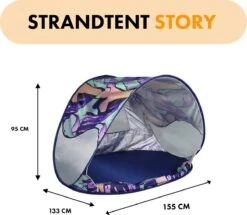 Deryan Luxe Pop Up Strandtent - Anti-UV 50+ - Story -Campingwinkel 1200x1045 3