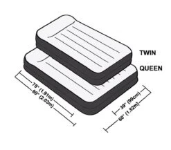 Intex Luchtbed - 2 Persoons - 203x152x42cm -Campingwinkel 1200x1055