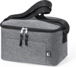 Merkloos Koeltas - Lunchtas - Koeltasje Lunch - Koelelementen - Isolatie - Volwassenen - Dames - Heren - RPET - Polyester - Aluminium - Grijs -Campingwinkel 1200x1058 1