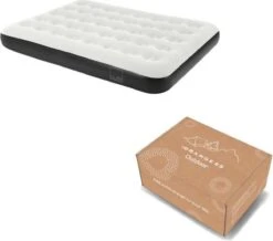 Orange85 Luchtbed - Tweepersoons - Met Reparatieset - Zwart - Grijs -Campingwinkel 1200x1059