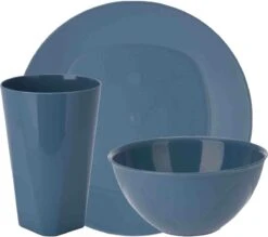 Serviesset 24-delig - Kunststof - Petrol - 8 Personen -Campingwinkel 1200x1066 6