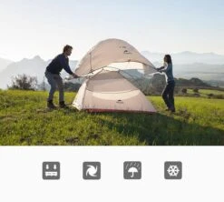 Cloud Up 1 Upgraded - Naturehike® - 1 Persoons Tent - Lichtgewicht Tent - Incl. Grondzeil - 210T 3000mm - Outdoor - Waterdicht - Hiking & Wandelen -Campingwinkel 1200x1080 2