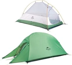 Cloud Up 1 Upgraded - Naturehike® - 1 Persoons Tent - Lichtgewicht Tent - Incl. Grondzeil - 210T 3000mm - Outdoor - Waterdicht - Hiking & Wandelen -Campingwinkel 1200x1088
