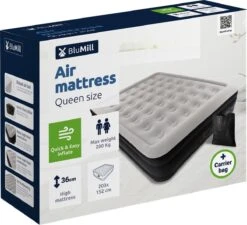 BluMill Luchtbed - 2-persoons - Ingebouwde Pomp - 203x152x36 Cm - Duurzame Keuze -Campingwinkel 1200x1094 2