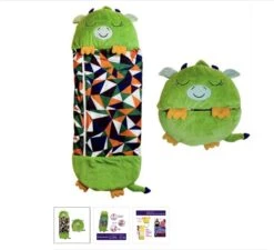 Draak Slaapzak -160 Cms | Kinderslaapzak | Slaapzak Junior | Nappers | Children Sleeping Bag | Kinderen Slaapzak | Super Soft 2 In 1 Fun Pillow &Sleepy For Boys | Draak Slaapzak | Zachte Slaapzak | Knuffel Slaapzak | 2 In 1 Slaapzak | Kinderen -Campingwinkel 1200x1094 5